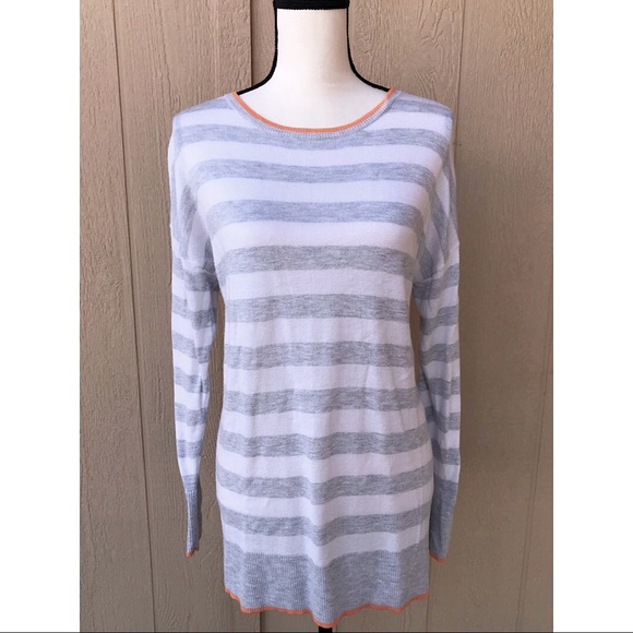 A NEW DAY🌞 Striped Long Sleeve Crewneck Pullover Sweater ~Size L - Picture 1 of 6
